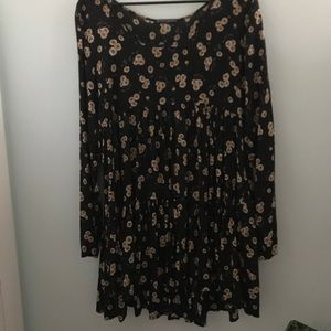 Long Sleeve Sunflower Dress